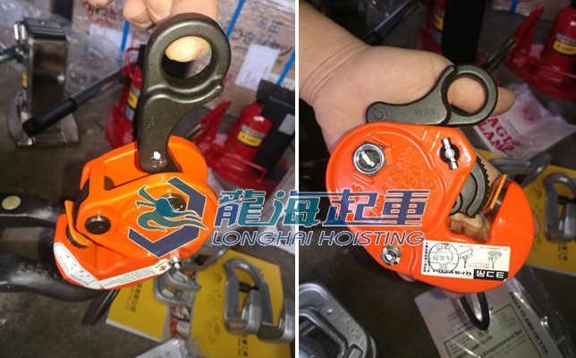 G型鹰牌横吊钢板吊钳实物 G型鹰牌横吊钢板吊钳实物