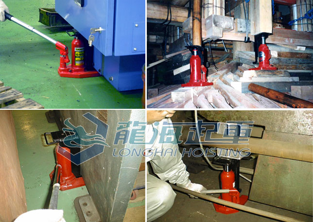鹰牌标准G型爪式千斤顶使用案例 鹰牌标准G型爪式千斤顶使用案例