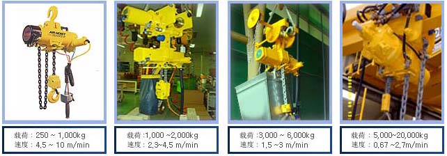 KHC气动葫芦规格 KHC气动葫芦规格