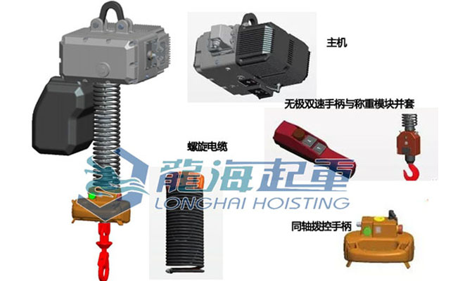 智能电动葫芦各部件及作用 智能环链电动葫芦各部件及作用