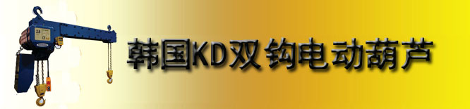 韩国KUK DONG双钩电动葫芦